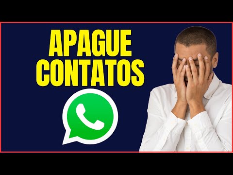 COMO APAGAR CONTATOS NO WHATSAPP