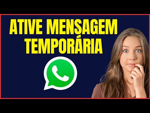 COMO DEIXAR MENSAGEM TEMPORÁRIA NO WHATSAPP