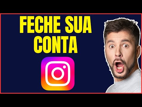 COMO FECHAR CONTA NO INSTAGRAM