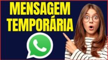 COMO COLOCAR MENSAGEM TEMPORARIA NO WHATSAPP