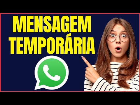 COMO COLOCAR MENSAGEM TEMPORARIA NO WHATSAPP
