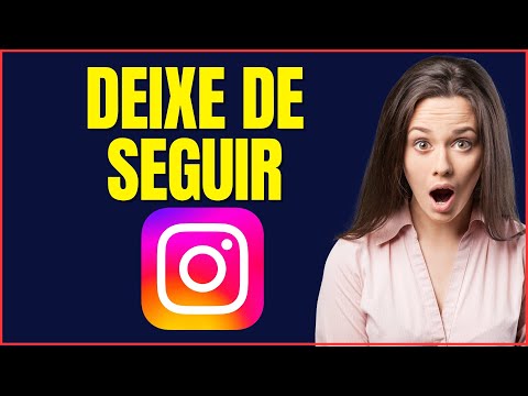 COMO DEIXAR DE SEGUIR VARIOS NO INSTAGRAM