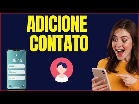 COMO ADICIONAR UM CONTATO NO CELULAR