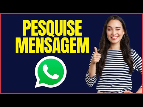COMO PESQUISAR MENSAGEM NO WHATSAPP