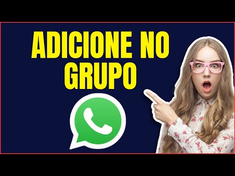 COMO ADICIONAR CONTATO EM GRUPO DE WHATSAPP