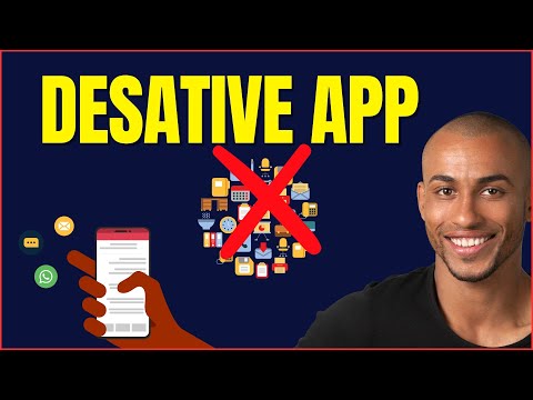 COMO DESATIVAR APLICATIVO DO CELULAR