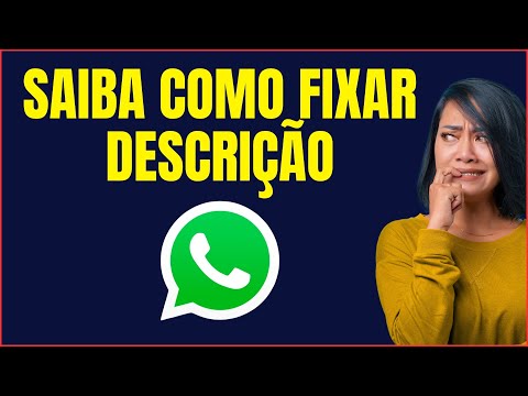 COMO FIXAR DESCRIÇÃO NO GRUPO DO WHATSAPP