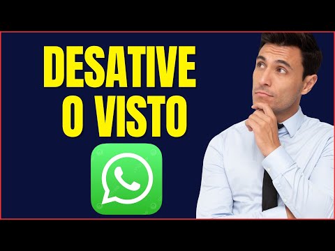 COMO DESATIVAR O VISTO DO WHATSAPP