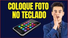 COMO COLOCAR FOTO NO TECLADO DO WHATSAPP