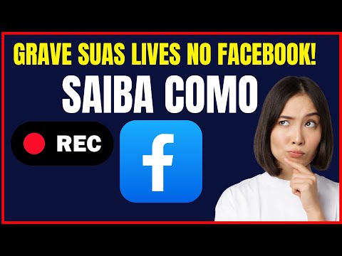 COMO GRAVAR LIVE NO FACEBOOK