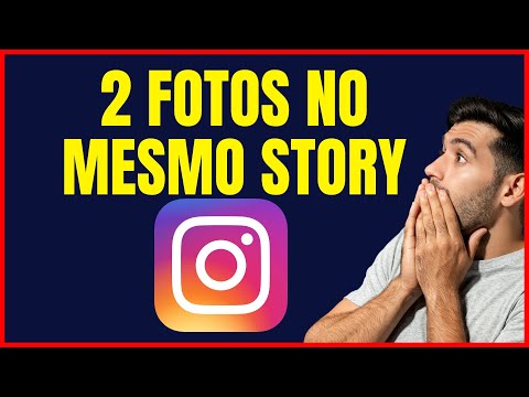 COMO POSTAR 2 FOTOS NO MESMO STORY