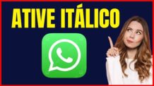 COMO COLOCAR ITÁLICO NO WHATSAPP