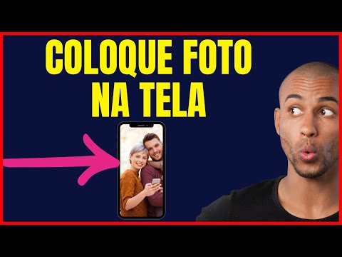 COMO COLOCAR FOTO NA TELA INICIAL DO CELULAR