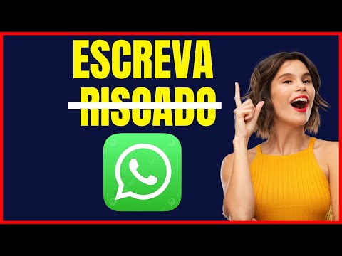 COMO COLOCAR RISCADO NO WHATSAPP