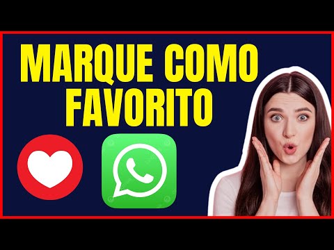 COMO FAVORITAR OU DESFAVORITAR CONVERSAS NO WHATSAAPP PELO CELULAR