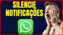 COMO SILENCIAR AS NOTIFICAÇÕES DE CONVERSAS INDIVIDUAIS OU EM GRUPO NO WHATSAPP