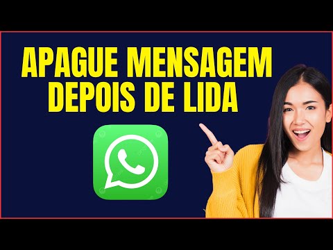 COMO APAGAR MENSAGEM DO WHATSAPP DEPOIS DE LIDA