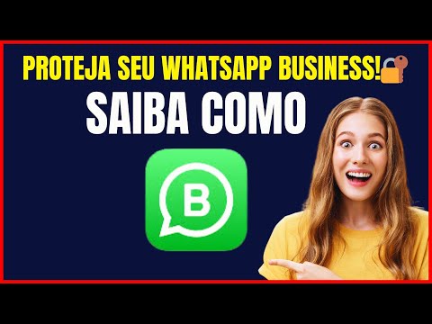 COMO COLOCAR SENHA NO WHATSAPP BUSINESS