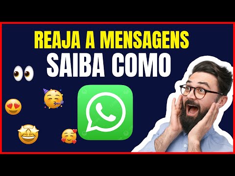 COMO REAGIR A MENSAGEM NO WHATSAPP