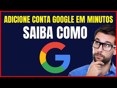 COMO ADICIONAR CONTA GOOGLE NO CELULAR