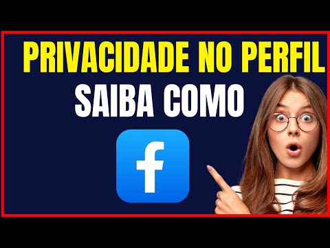 COMO DEIXAR A FOTO DO PERFIL DO FACEBOOK PRIVADA