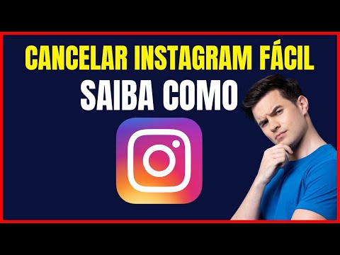 COMO CANCELAR UM INSTAGRAM