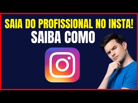 COMO SAIR DA CONTA PROFISSIONAL DO INSTAGRAM