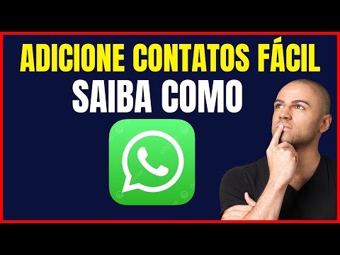 COMO ADICIONAR UM NOVO NÚMERO NO WHATSAPP