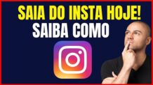 COMO DELETAR O INSTAGRAM