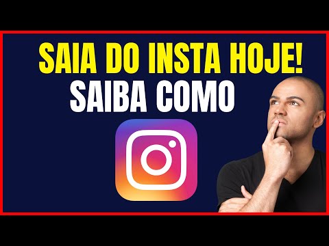 COMO DELETAR O INSTAGRAM