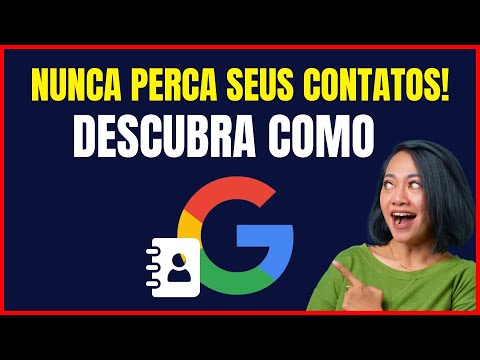 COMO SALVAR OS CONTATOS NO GOOGLE