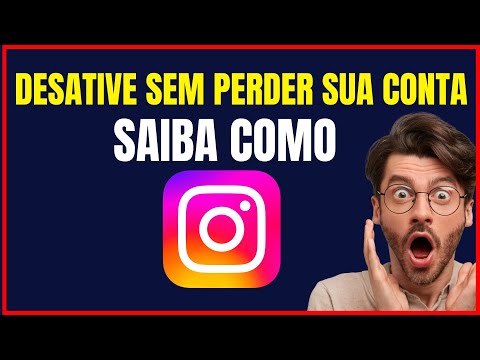 COMO DESATIVAR A CONTA DO INSTAGRAM TEMPORARIAMENTE