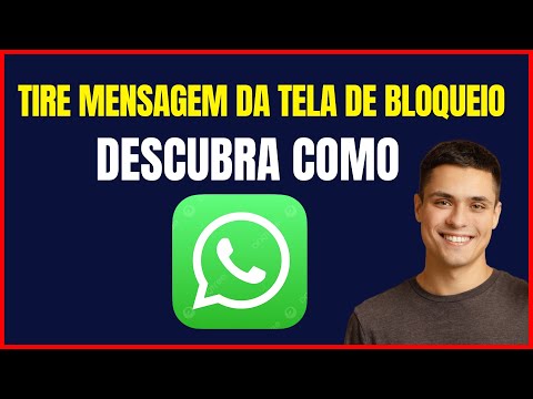 COMO TIRAR NOTIFICAÇÃO DO WHATSAPP QUE APARECE NA TELA DE BLOQUEIO