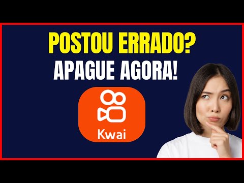 COMO EXCLUIR UM VÍDEO NO KWAI
