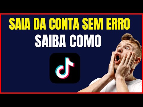 COMO DESLOGAR CONTA DO TIKTOK