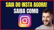 COMO SAIR DO INSTAGRAM