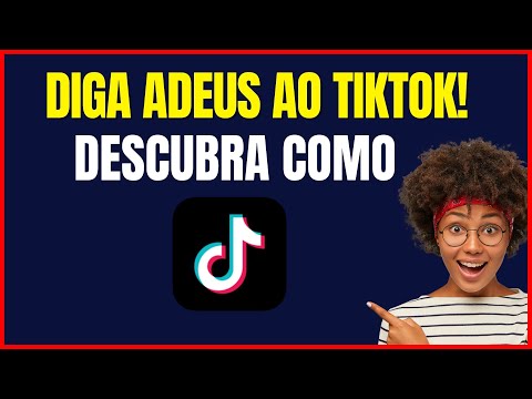 COMO EXCLUIR CONTA DO TIKTOK PARA SEMPRE