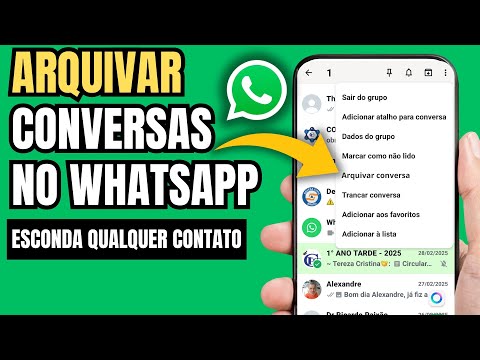 COMO ARQUIVAR CONVERSAS NO WHATSAPP