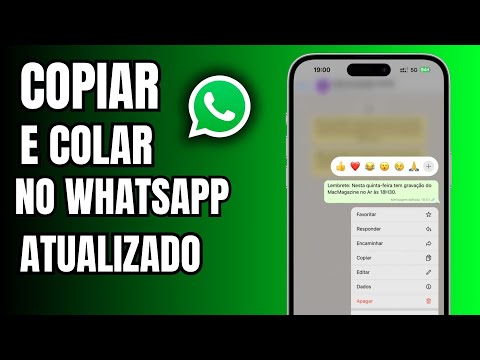 COMO COPIAR E COLAR NO WHATSAPP