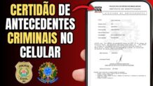 COMO TIRAR ANTECEDENTES CRIMINAIS PELO CELULAR