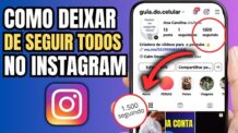 COMO REMOVER SEGUIDORES DO INSTAGRAM DE UMA VEZ