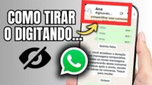 COMO TIRAR O DIGITANDO DO WHATSAPP