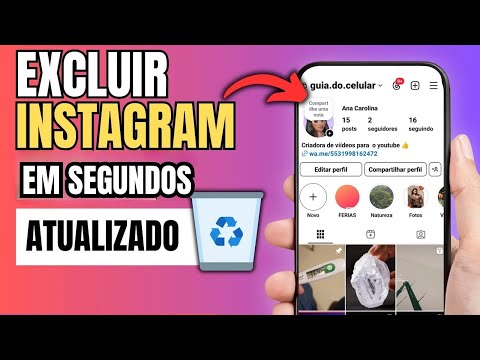 COMO EXCLUIR CONTA DO INSTAGRAM