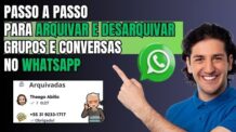 COMO ARQUIVAR UM GRUPO NO WHATSAPP