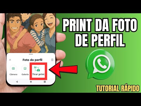 COMO TIRAR PRINT DE FOTO DE PERFIL NO WHATSAPP