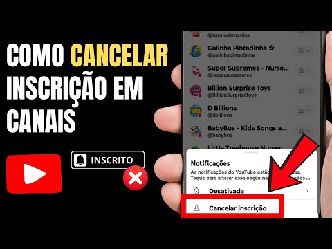 COMO REMOVER INSCRIÇÕES DE CANAIS NO YOUTUBE