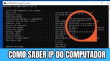 COMO DESCOBRIR O IP DO COMPUTADOR