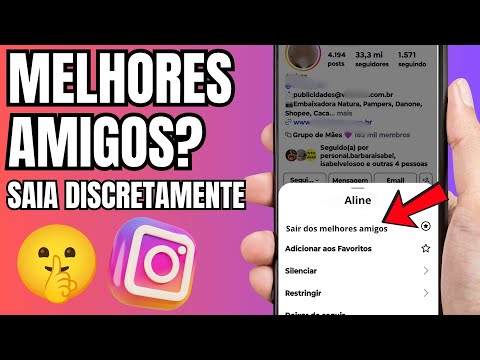 COMO SAIR DOS MELHORES AMIGOS DE ALGUÉM NO INSTAGRAM