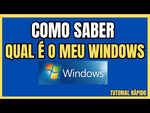 COMO IDENTIFICAR A VERSÃO DO WINDOWS NO COMPUTADOR