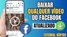 COMO BAIXAR VÍDEO DO FACEBOOK
